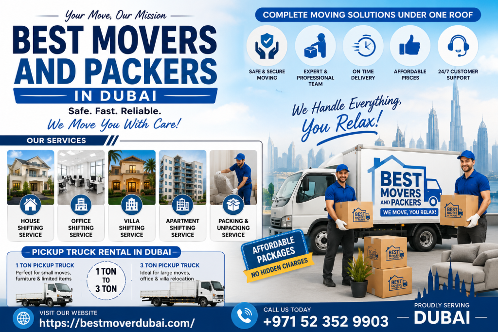 Office Shifting Dubai